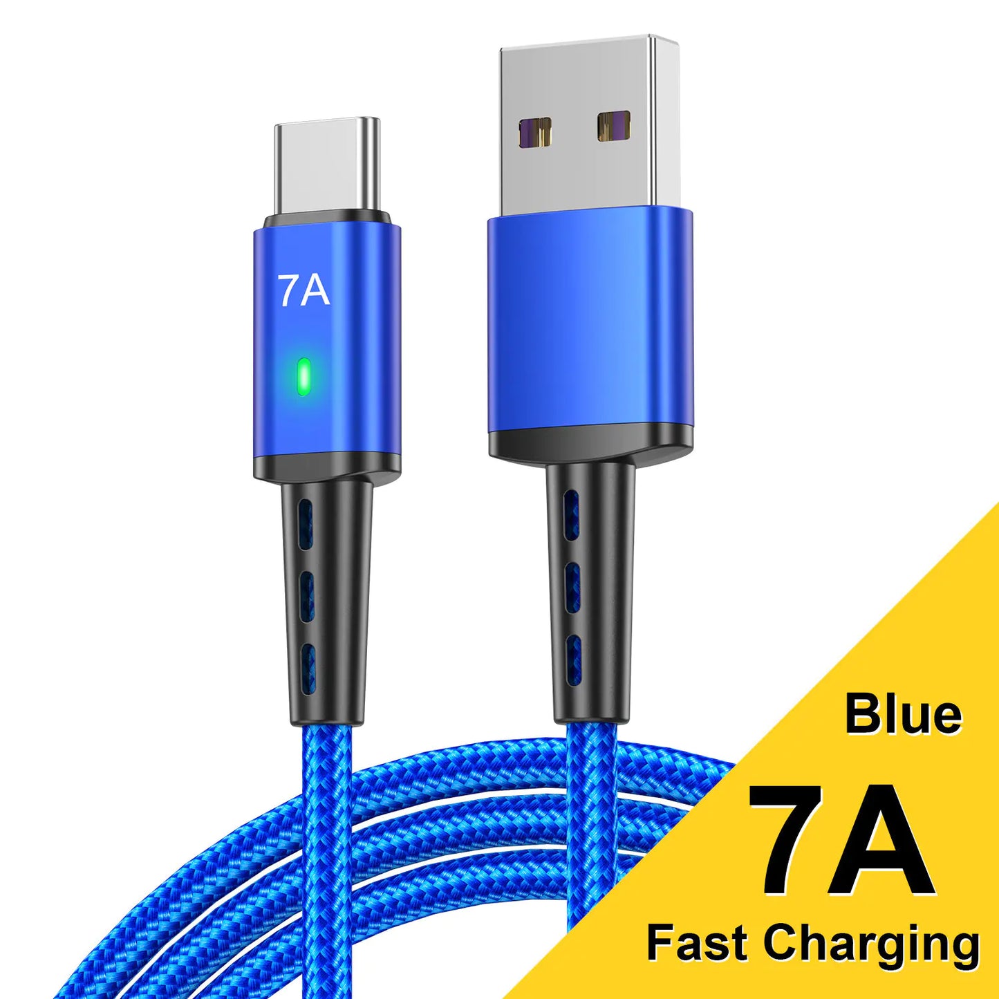 7A Android Braided 2m Type-C Fast Charging Cable