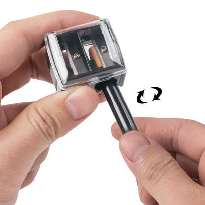 Double Hole Eyeliner Eyebrow Pencil Sharpener Tool