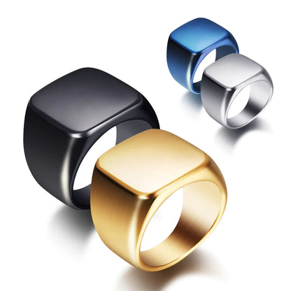 Titanium Steel Ring - Minimalist Men's Accessory