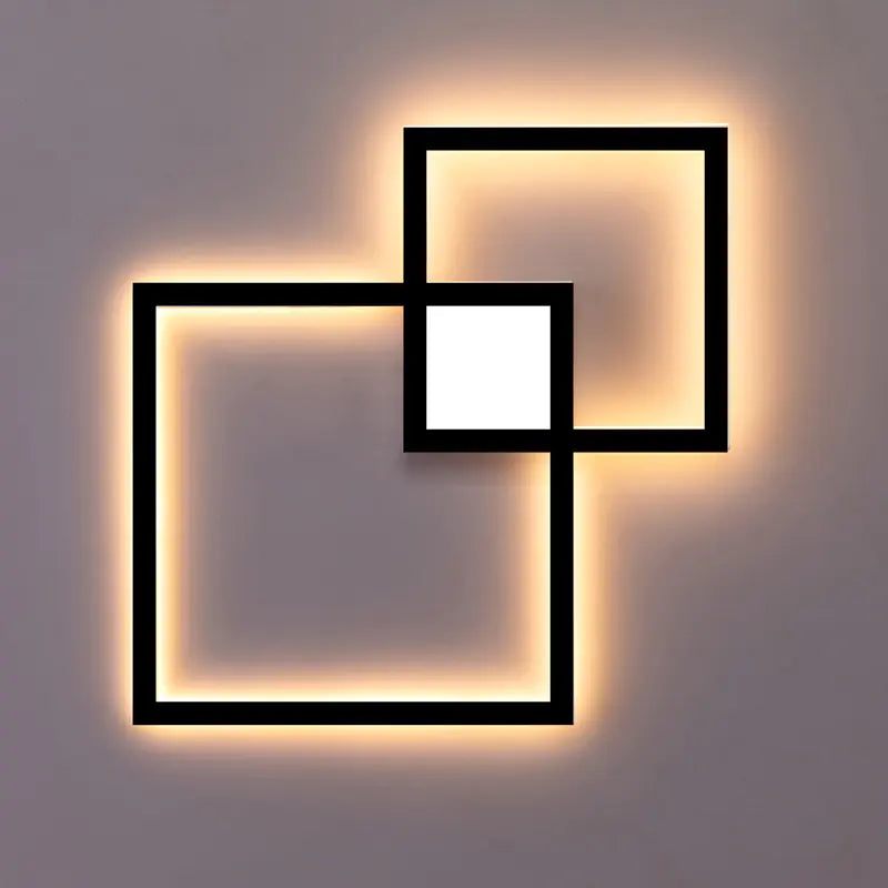 Modern LED Wall Light with Acrylic Design for Rooms